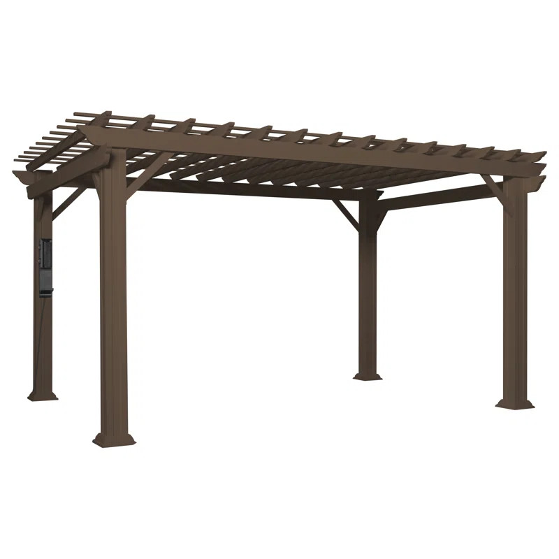 Backyard Discovery 14' x 10' Traditional Steel Pergola | Wayfair North America