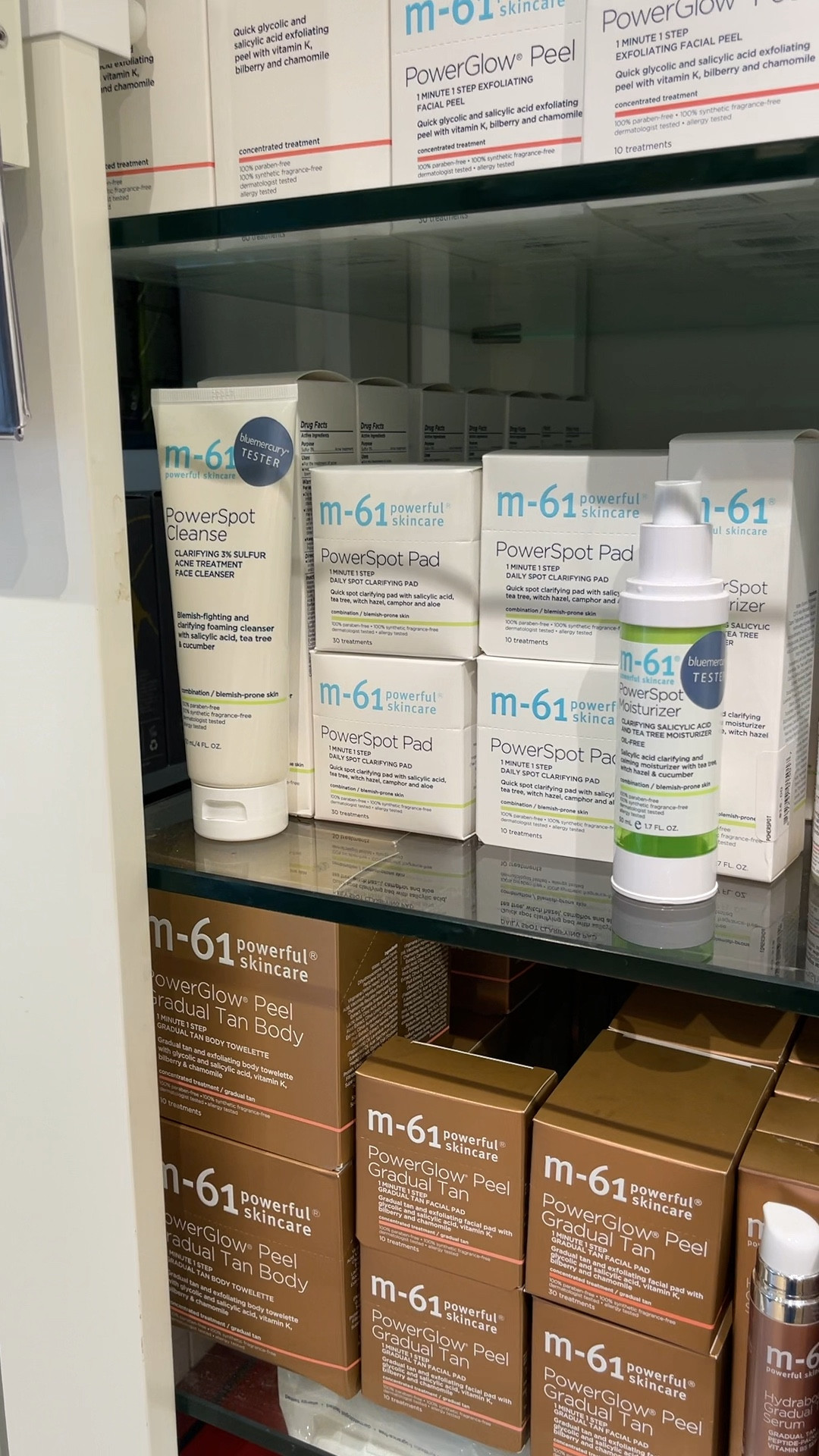 this product has helped clear my skin from pimples and tiny bumps!! #skincare #m61skincare #acneskincare #bluemercury 