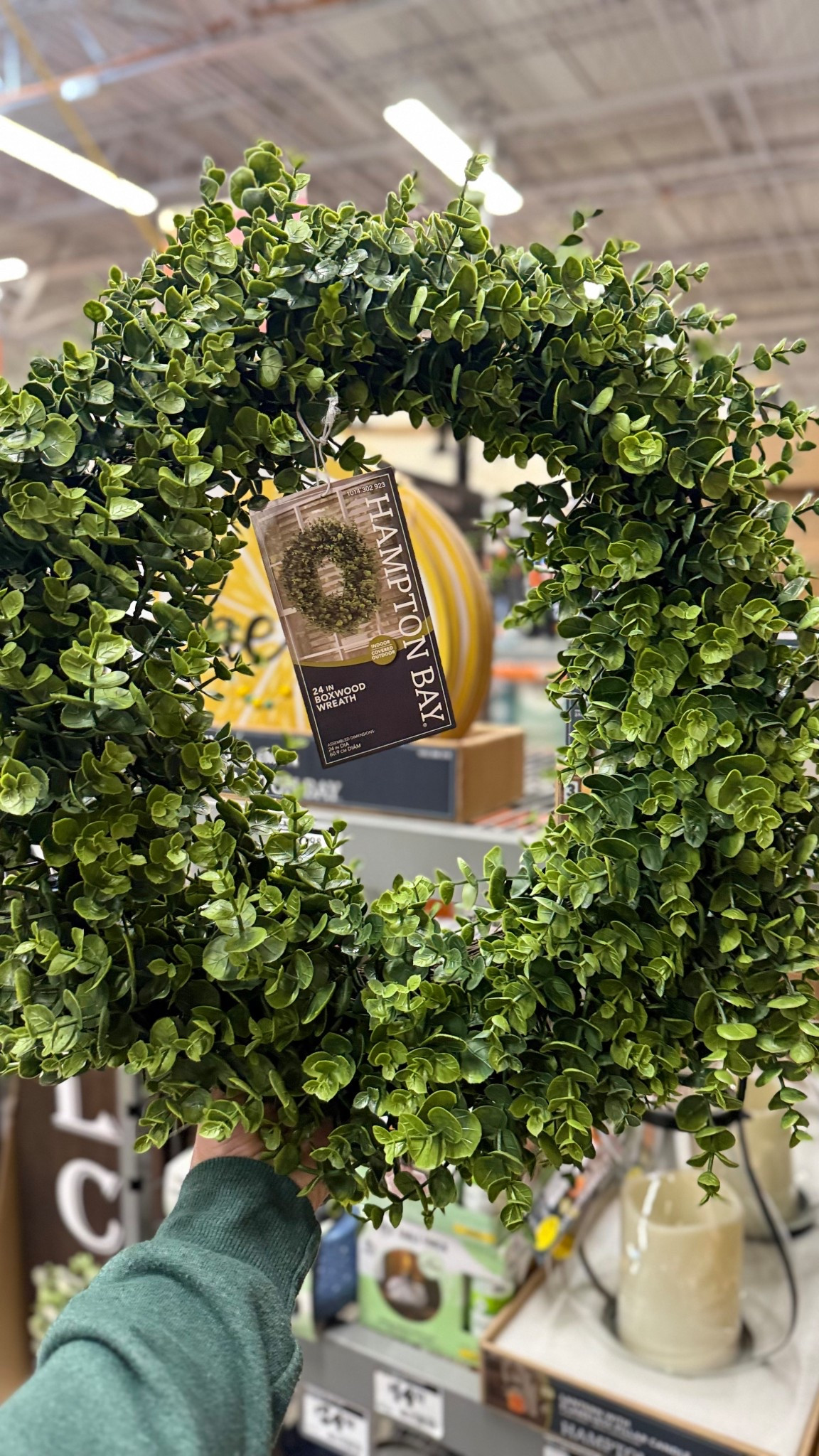 I love how simple this boxwood wreath is. It's a perfect pop of green for a front door or even hanging in front of a window. Found it at The Home Depot.

#LTKU #LTKHome #LTKSeasonal