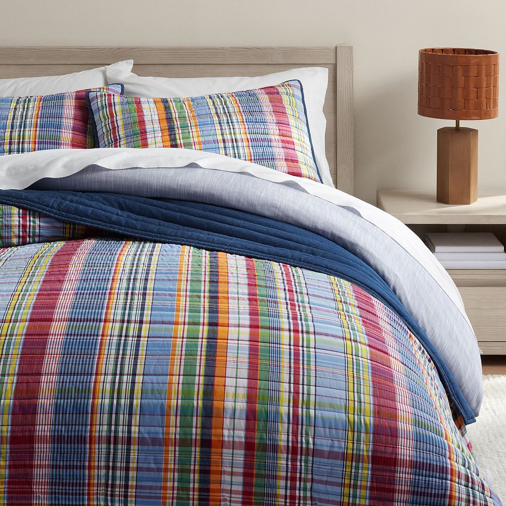 Bridgeport Plaid Standard Sham | Pottery Barn Teen