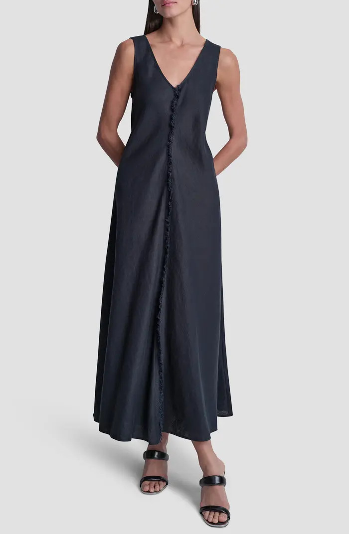 Fray Linen Dress | Nordstrom