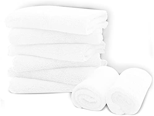 8 Pack Large Burp Cloths for Baby - 20" by 10" Ultra Absorbent Burping Cloth, Hand Washcloths, Ne... | Amazon (US)