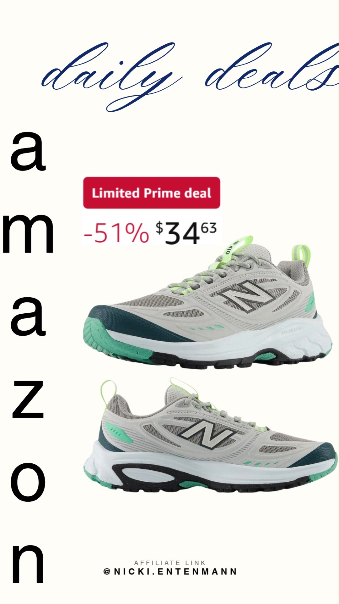 Step into comfort with New Balance Womens Fresh Foam 410v9 sneakers built for everyday wear. Lightweight cushioning and sporty design make them perfect for workouts, errands, or casual outings with effortless style. #newbalance #freshfoam #runningstyle #activewear #womensneakers #sportylook #casualstyle #fitnessgear #shoppinghaul #modernliving 👟✨🛍️ 

 #LTKActive #LTKSaleAlert #LTKTravel