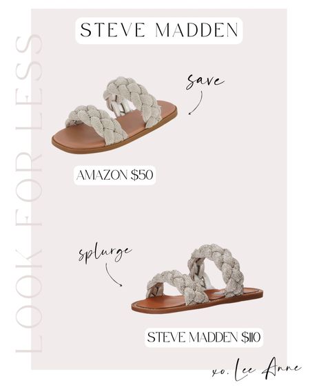 Steve Madden for less sandals! 

Lee Anne Benjamin 🤍

#LTKsalealert #LTKunder50 #LTKshoecrush