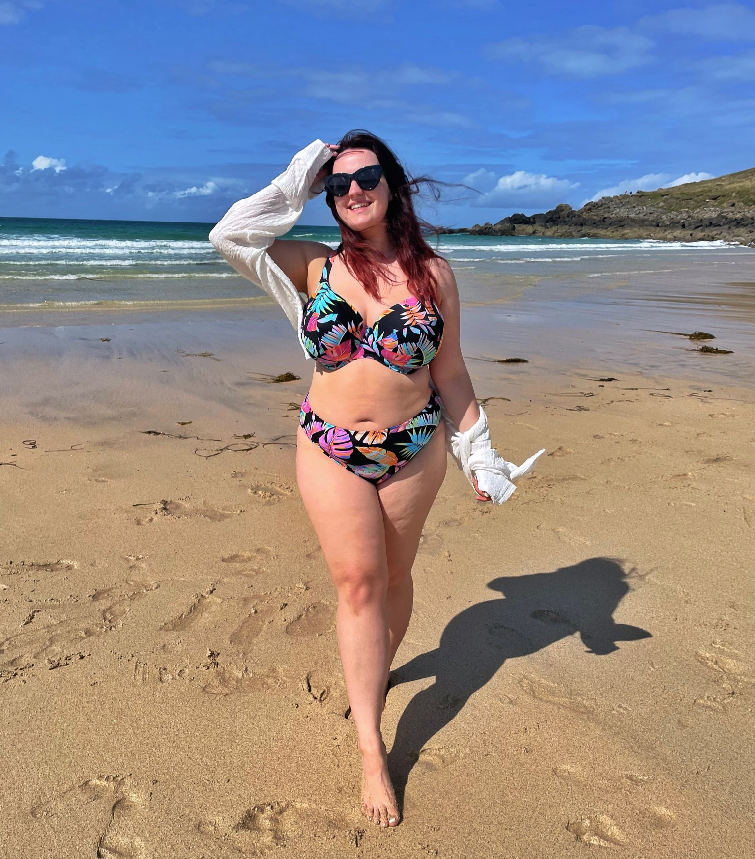 Fuller bust & curve friendly bikini for summer in this beaut pink and blue tropical print 😍 wearing UK 34J top & 14 briefs

#LTKtravel #LTKswim #LTKcurves