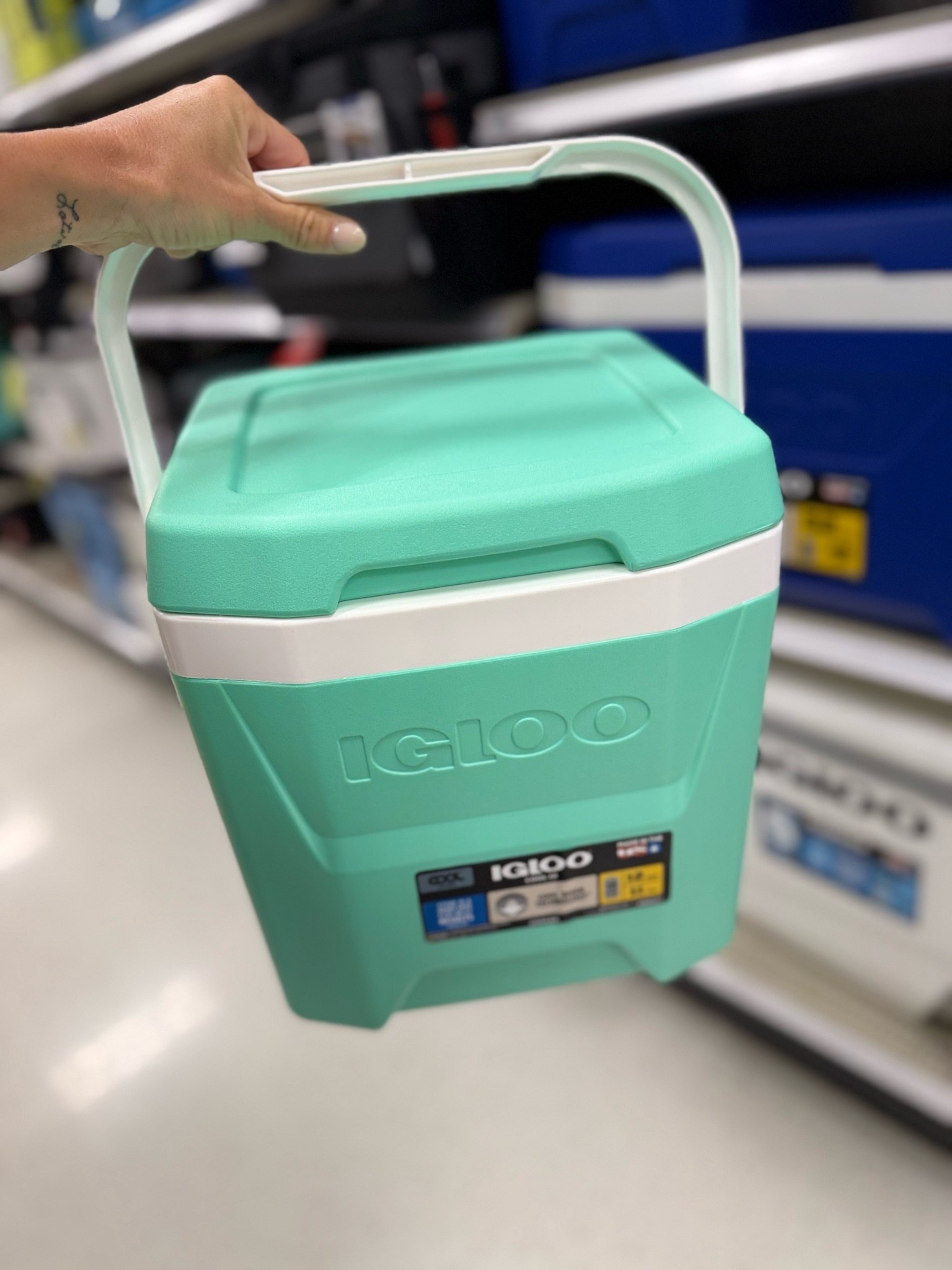 Under $20 for this cooler! Perfect size for adding to the wagon for tournaments!