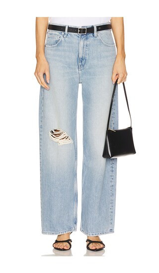 Good American Good Standard Baggy Jeans in Blue. - size 00 | Revolve Clothing (Global)