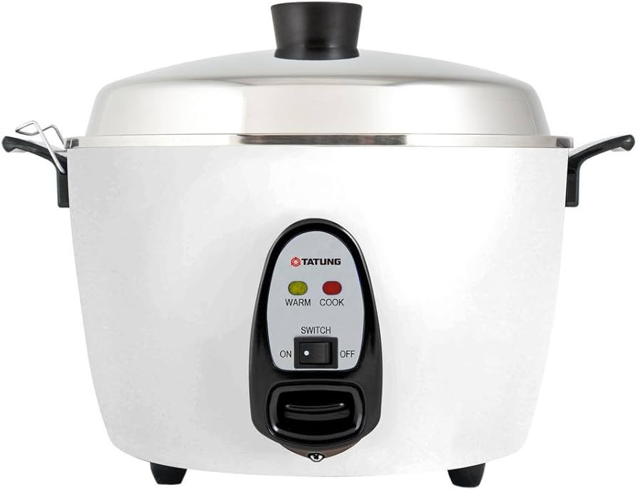 Tatung TAC-6G(SF) 6-Cup Multifunction Indirect Heat Rice Cooker Steamer and Warmer | Amazon (US)