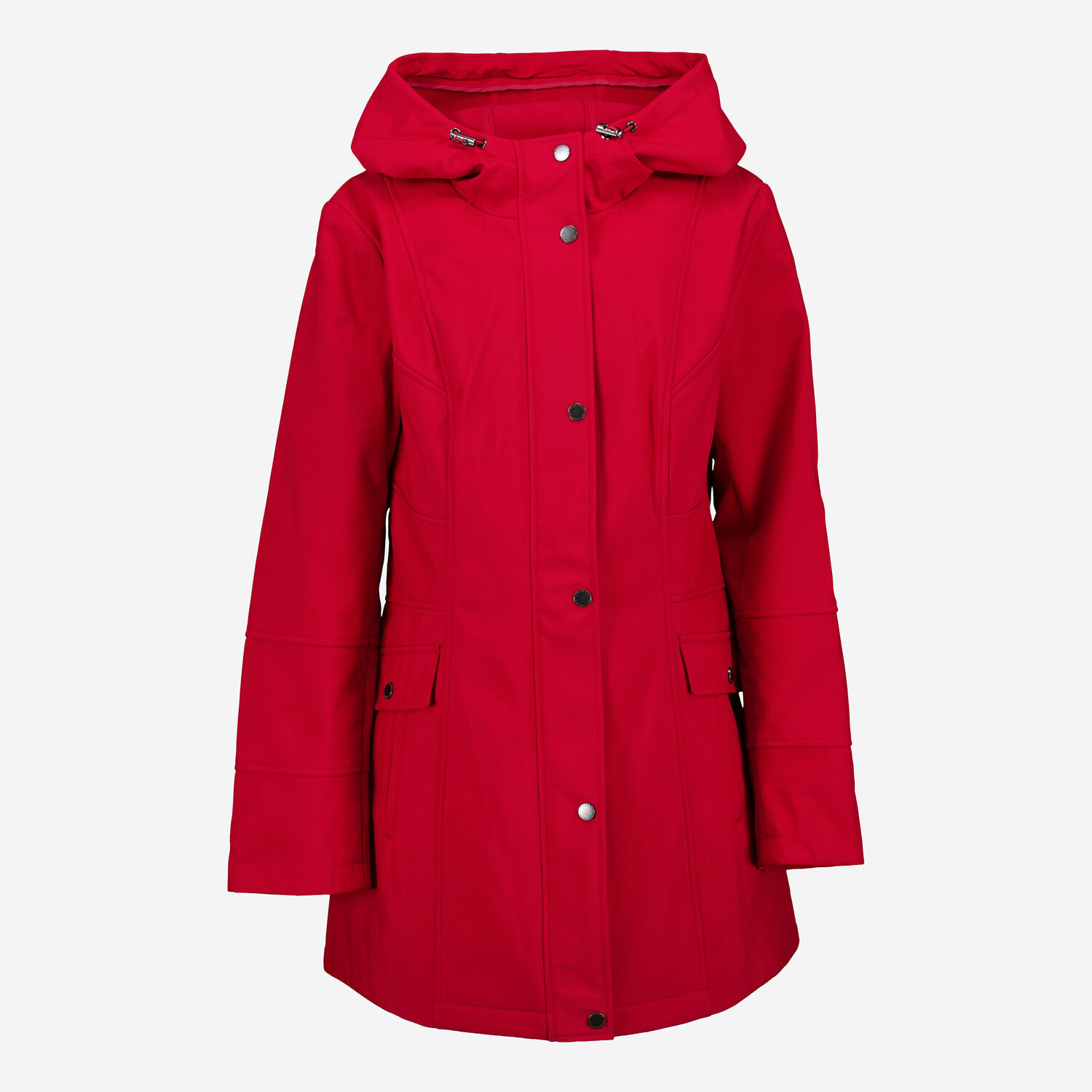 Red Hooded Coat | TK Maxx