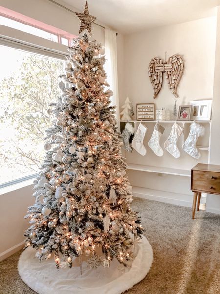 Walmart Christmas tree
Target stockings 
Christmas decor

#LTKHoliday #LTKhome #LTKSeasonal