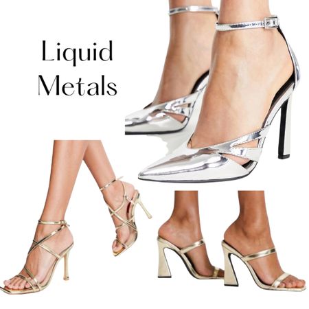 Shoe trend SS23. Liquid Metal  

#LTKshoecrush #LTKSeasonal #LTKFind