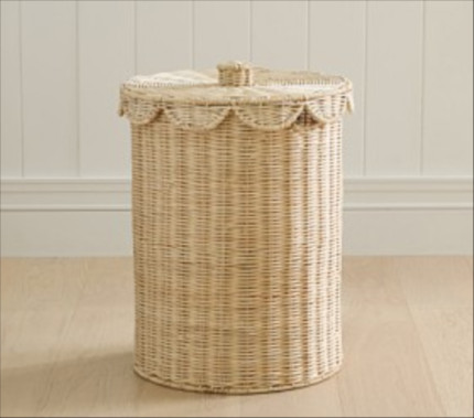Palmer Scalloped Hamper