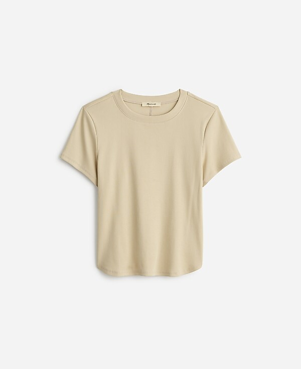 (Re)generative Cotton Ribbed Crewneck Tee | Madewell