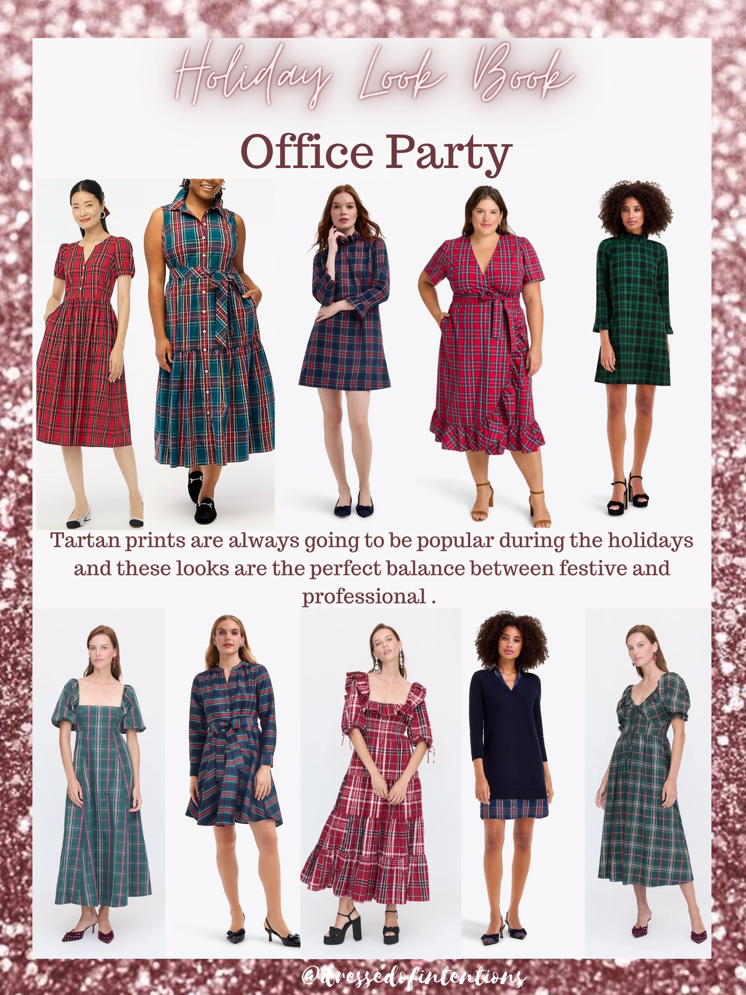 Tartan prints are always going to be popular during the holidays and these looks are the perfect balance between festive and professional . 

#LTKHoliday #LTKSeasonal #LTKPlusSize
