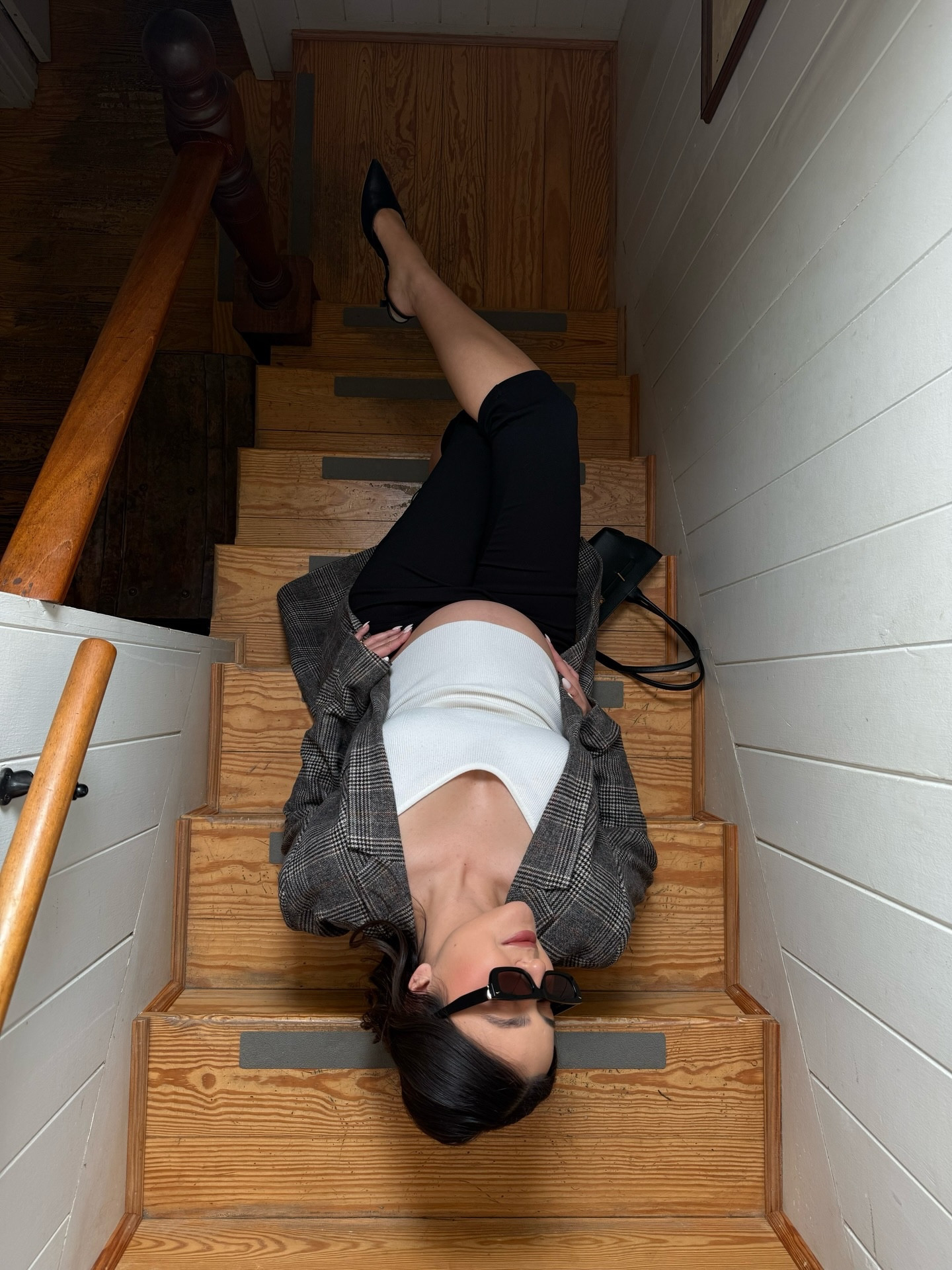 Bump fit from the other day! 
(non-maternity ootd at 7months pregnant)