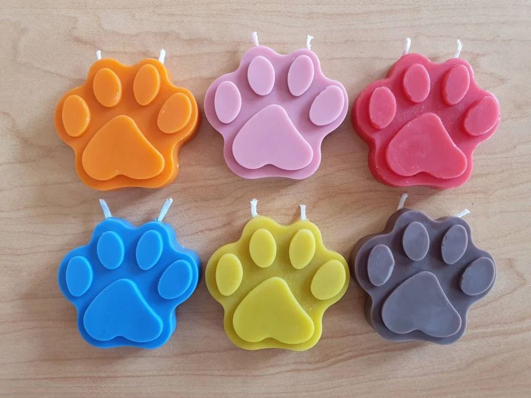 2 X Paw Candle  Dog Candle  Gifts for Pets  Dog Birthday - Etsy | Etsy (US)
