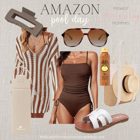 Amazon pool day 

Amazon finds  crochet swim coverup  swimsuit  sunglasses  sandals  beach bag  claw clip  tumbler  summer outfit  vacation outfit  beach outfit 

#LTKSeasonal #LTKSwim #LTKStyleTip