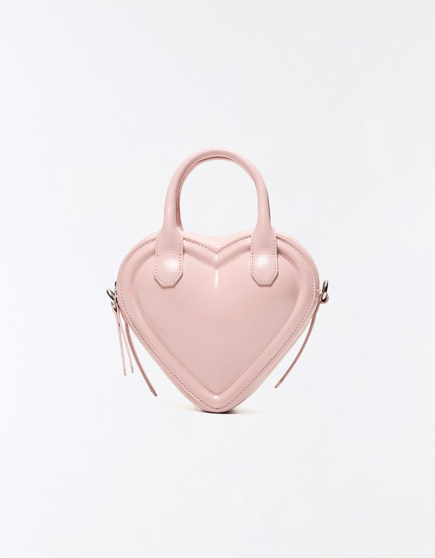 Mini heart bag - Women | Bershka UK