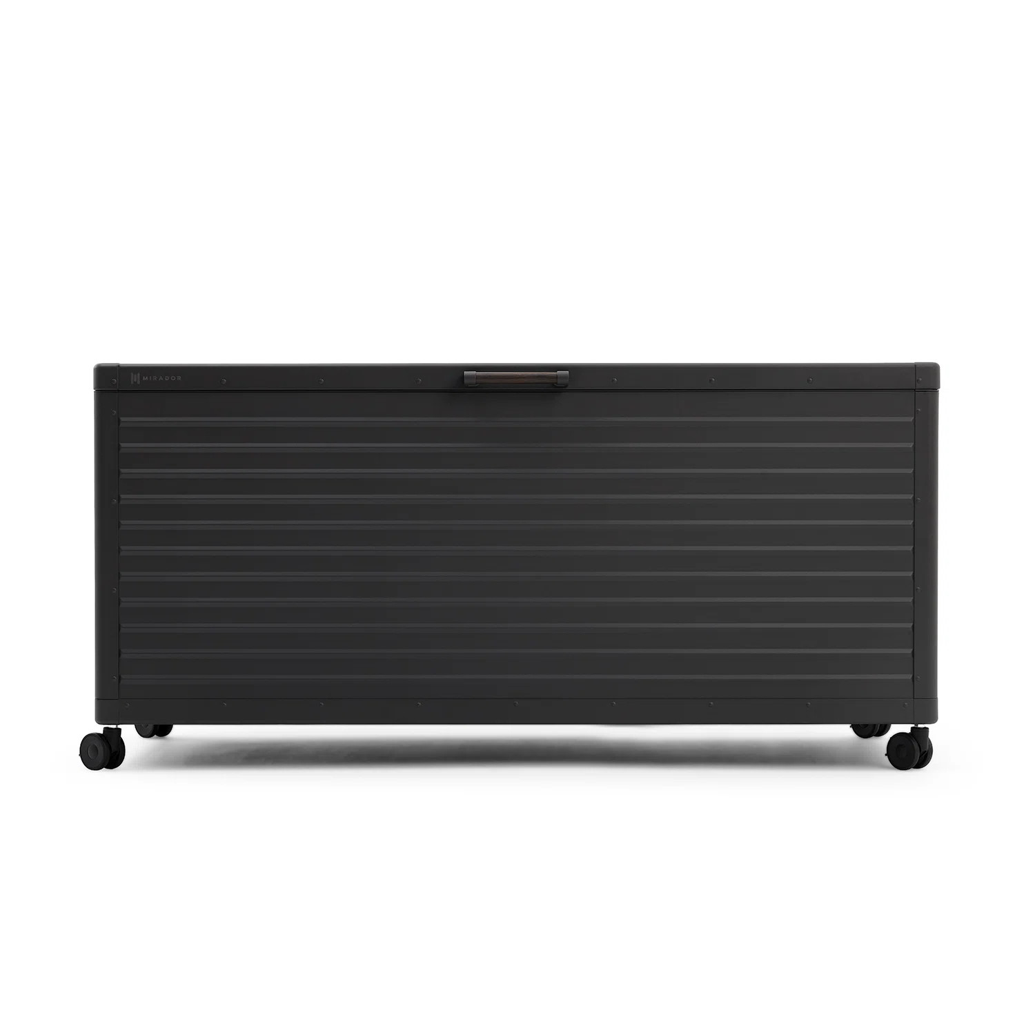 Outdoor Water Resistant Metal Deck Box With Wheels | Wayfair North America