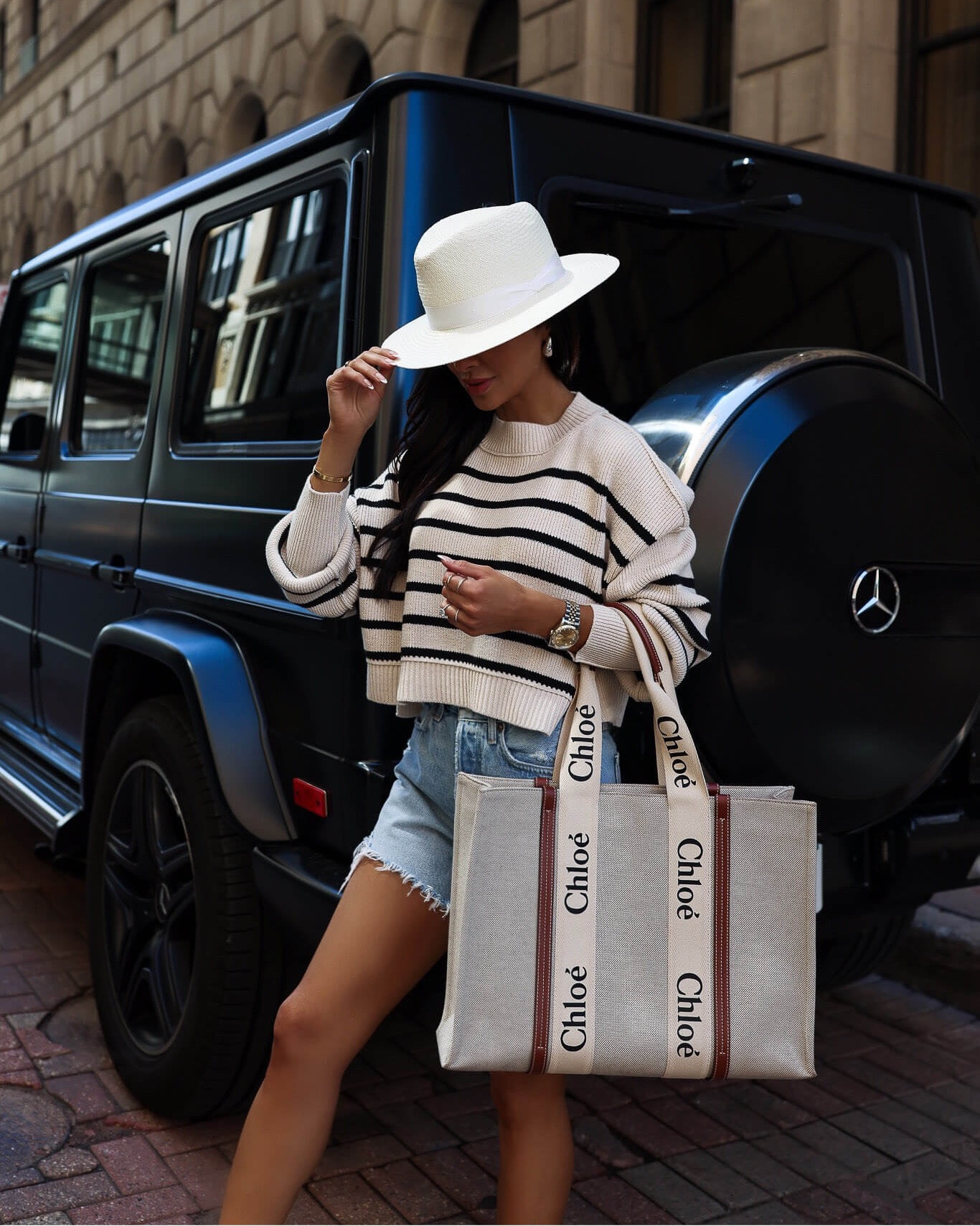 Summer outfit ideas
Free people striped sweater back in stock
Agolde Parker shorts
Chloe woody slides
Chloe woody tote
Labor Day outfit ideas

#LTKTravel #LTKFindsUnder100 #LTKItBag