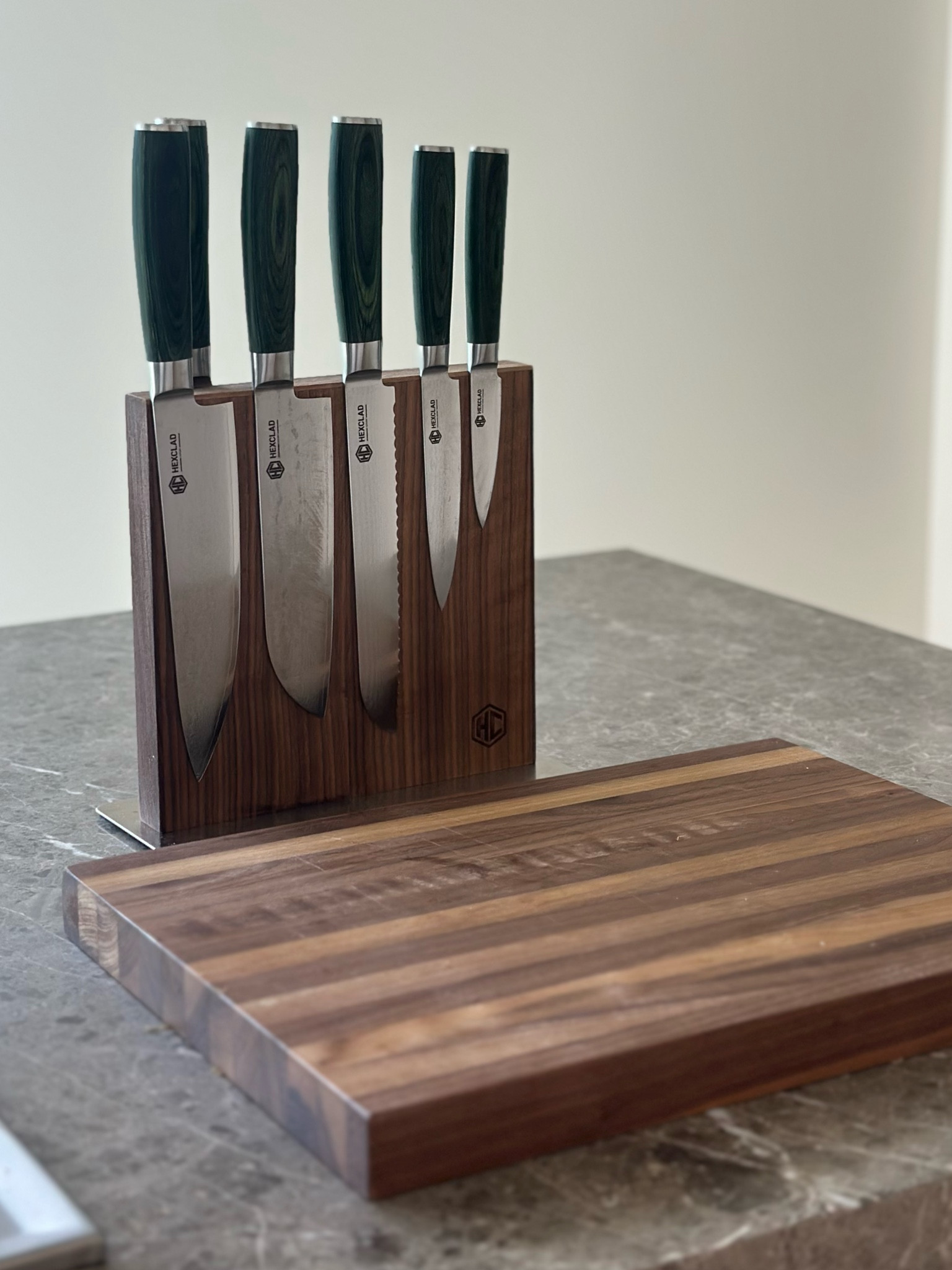 Hexclad is having a fall sale! We have been using these Japanese knives from them & LOVE them - they’re so sharp! I personally love the clear detailing on the handle. You can purchase the knives w the magnetic board or just alone! Also comes w a sharpener! 

#LTKhome #LTKGiftGuide #LTKsalealert