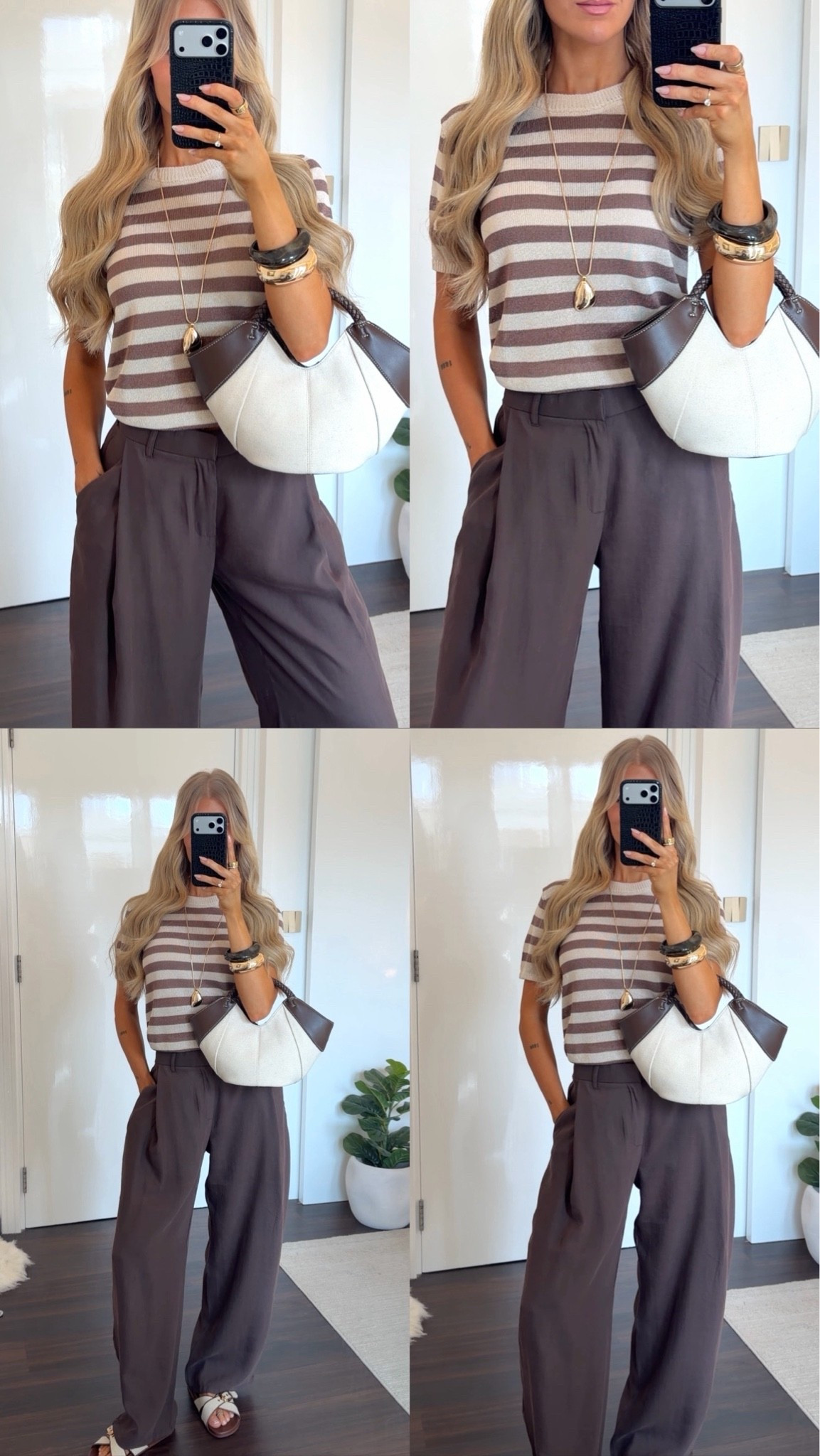 I’m wearing size XS in the pants - I am 1,70m tall and the length is perfect 🤎 and for the shirt I’m wearing size S ✨

#LTKFashionMonth #LTKsummer #LTKstyletip