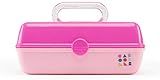 Caboodles Pretty In Petite - Forever Fun Makeup Organizer Compact Carrying Cosmetic Case, Pink Over  | Amazon (US)
