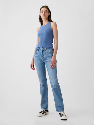 High Rise Rigid '90s Straight Jeans | Gap (US)