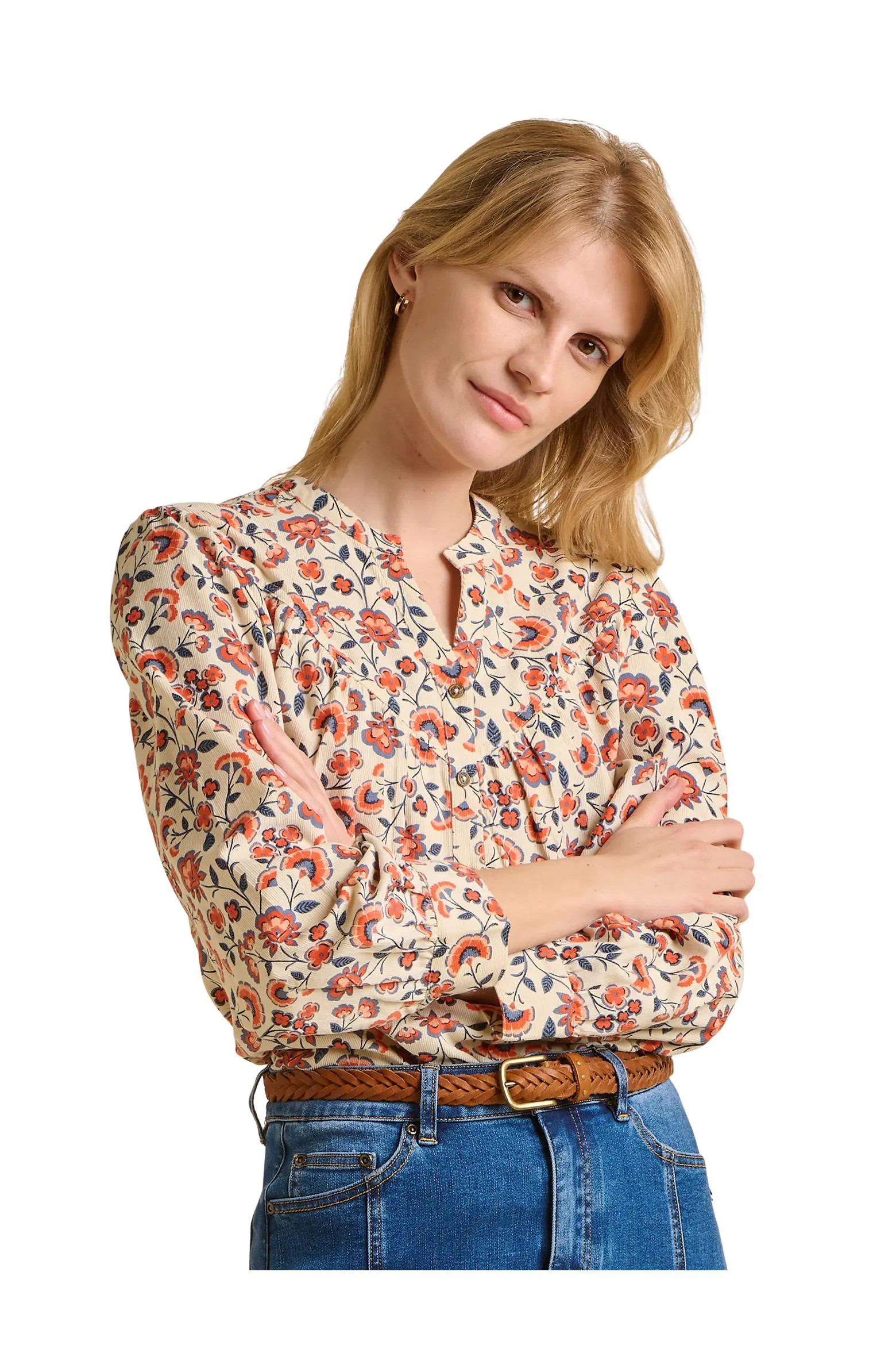 Brakeburn Lindsay Long Sleeve V-Neck Shirt (Women) | Nordstrom | Nordstrom
