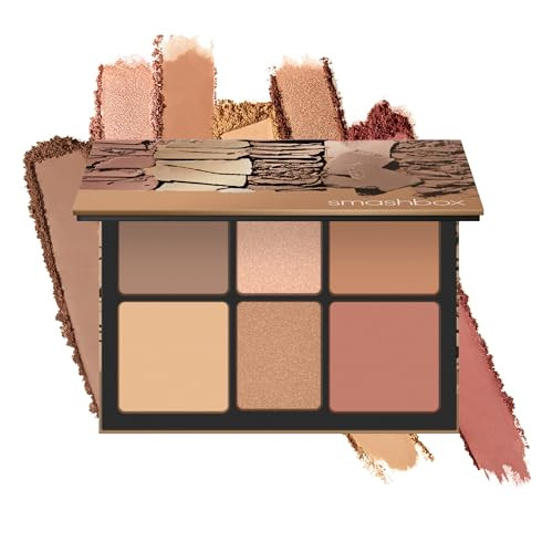 Smashbox The Cali Contour Palette | Six-Shade Contour Kit with Highlighter, Bronzer and Blush to add Dimension + Glow, 0.69 Ounce, Light to Medium | Amazon (US)