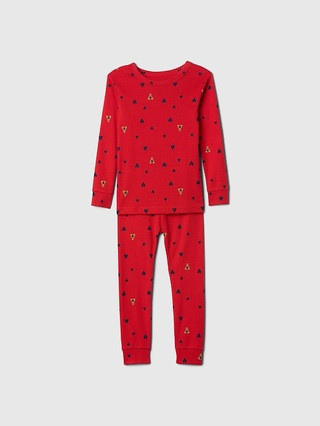 babyGap 100% Organic Cotton V-Day Brannan Bear PJ Set | Gap Factory | Gap Factory