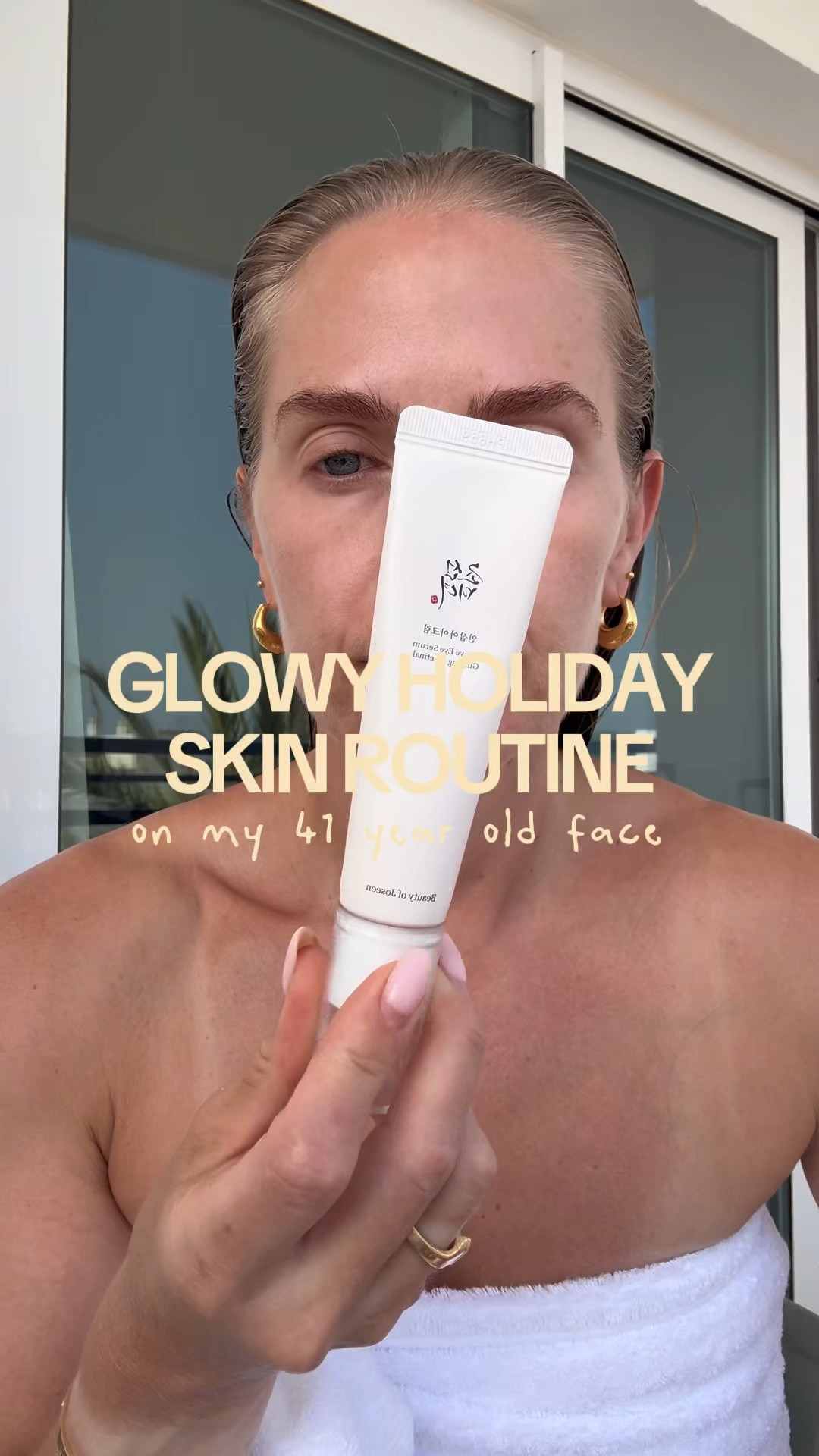 My 5 minute glowing skin routine
