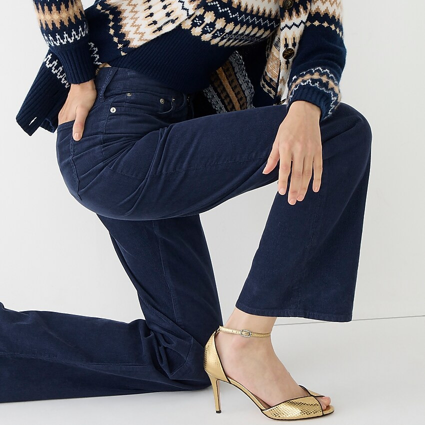 High-rise '90s wide-leg pant in corduroy | J. Crew US