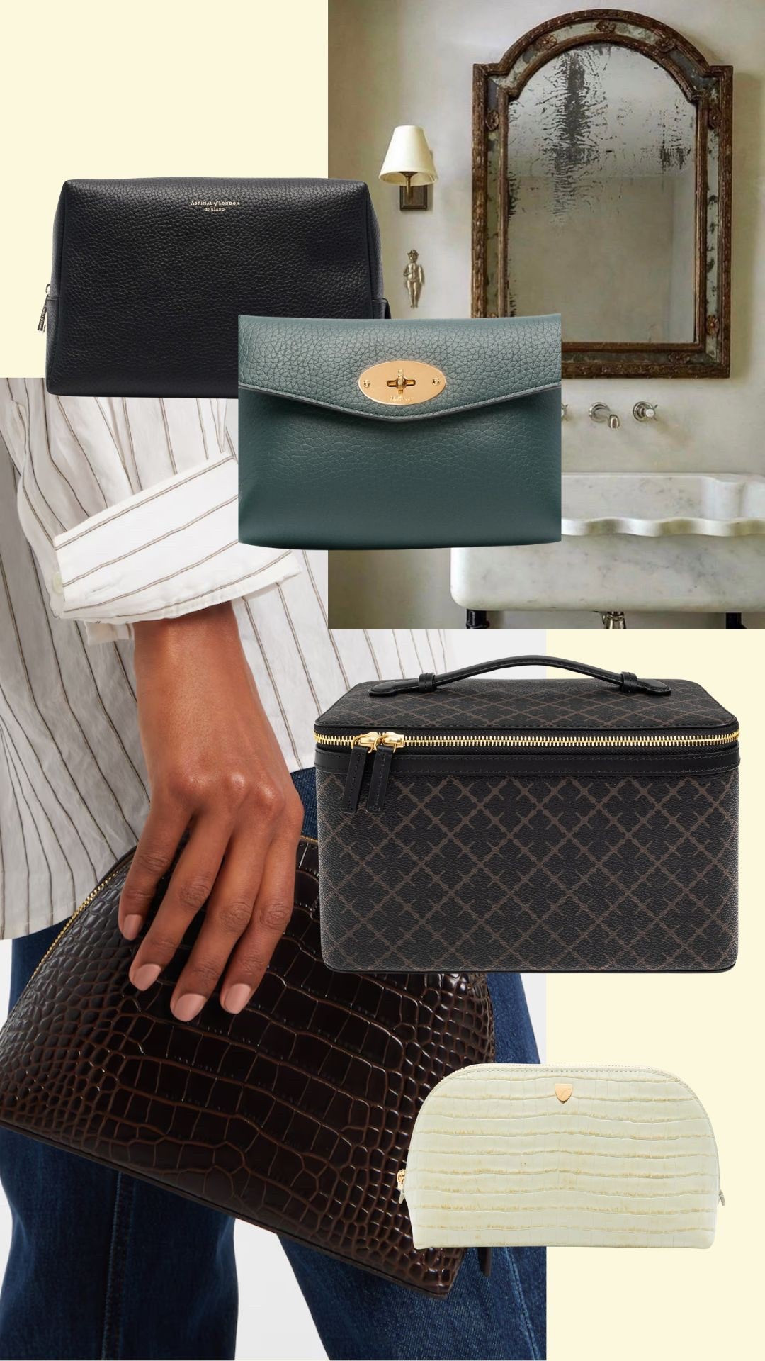 Necessaires and beauty pouches I am loving right now 