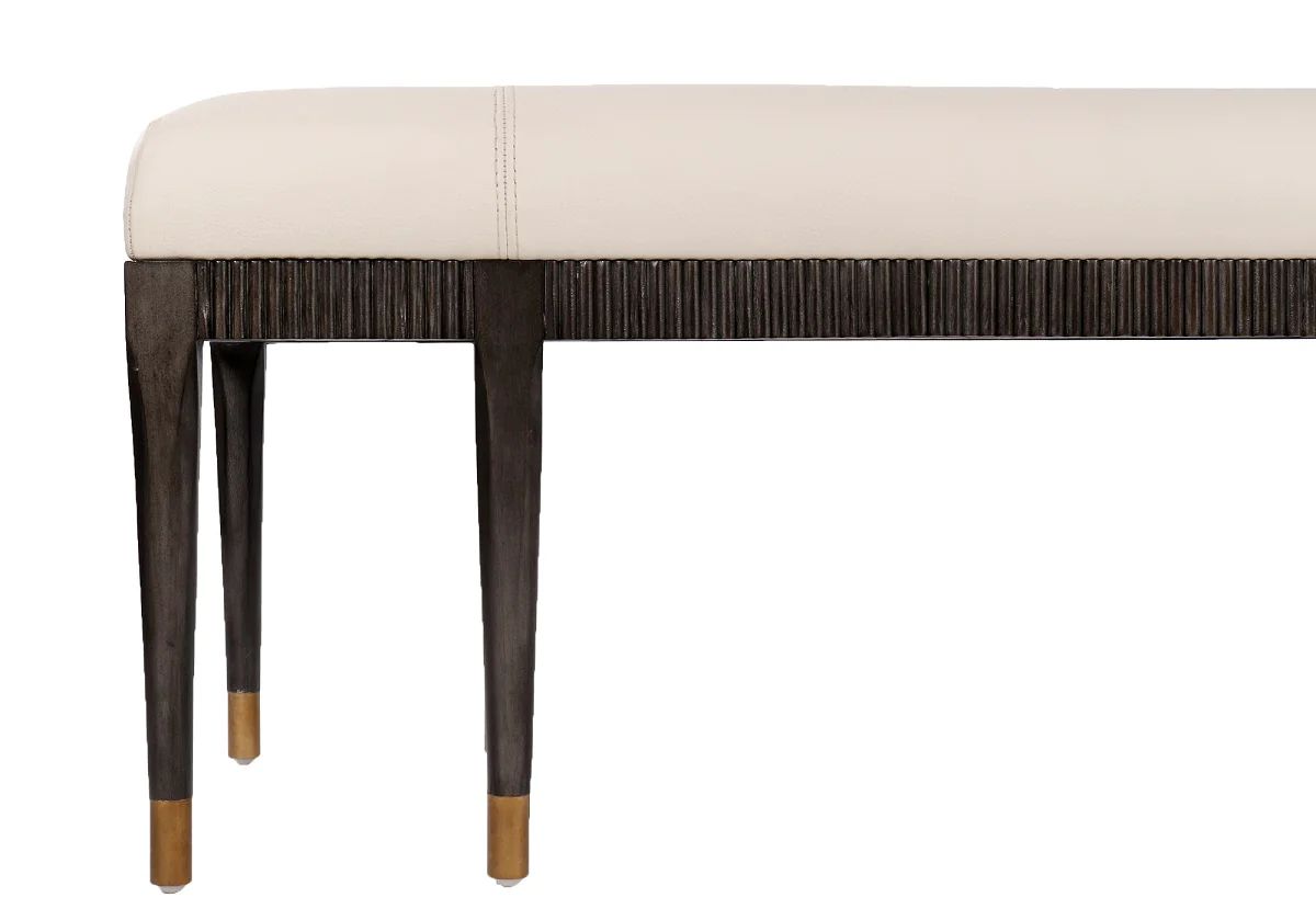 NINA LEATHER BENCH | Alice Lane Home Collection