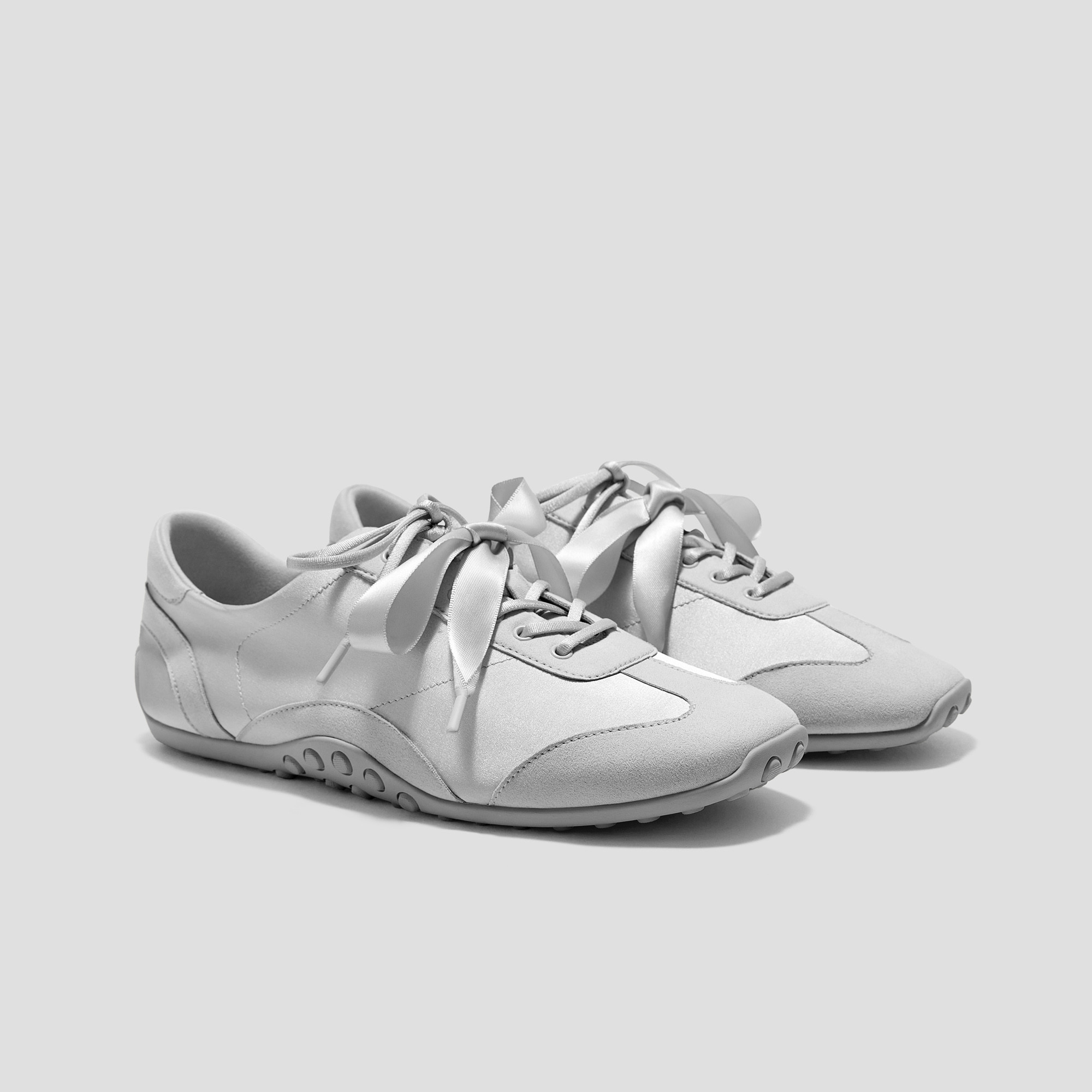 VIVAIA Square-Toe Jogger Sneakerina (Carol)|GREY SILVER|US 10.5 | VIVAIA