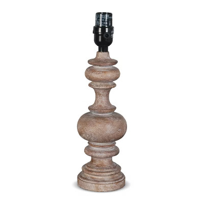 Turned Column Wood Small Lamp Base Brown - Threshold™ | Target