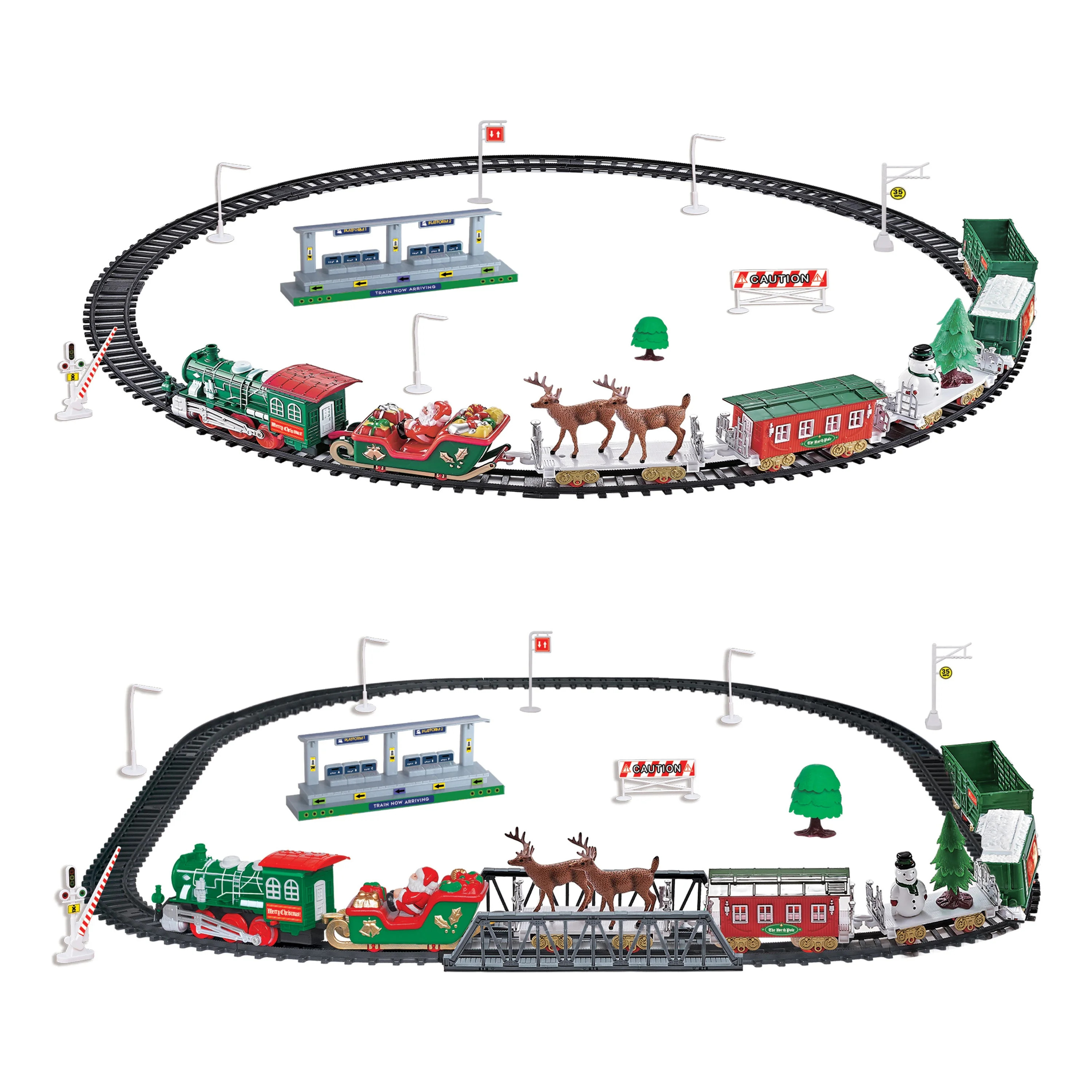 Santa's Choo Choo Train - Christmas Train Set | Walmart (US)