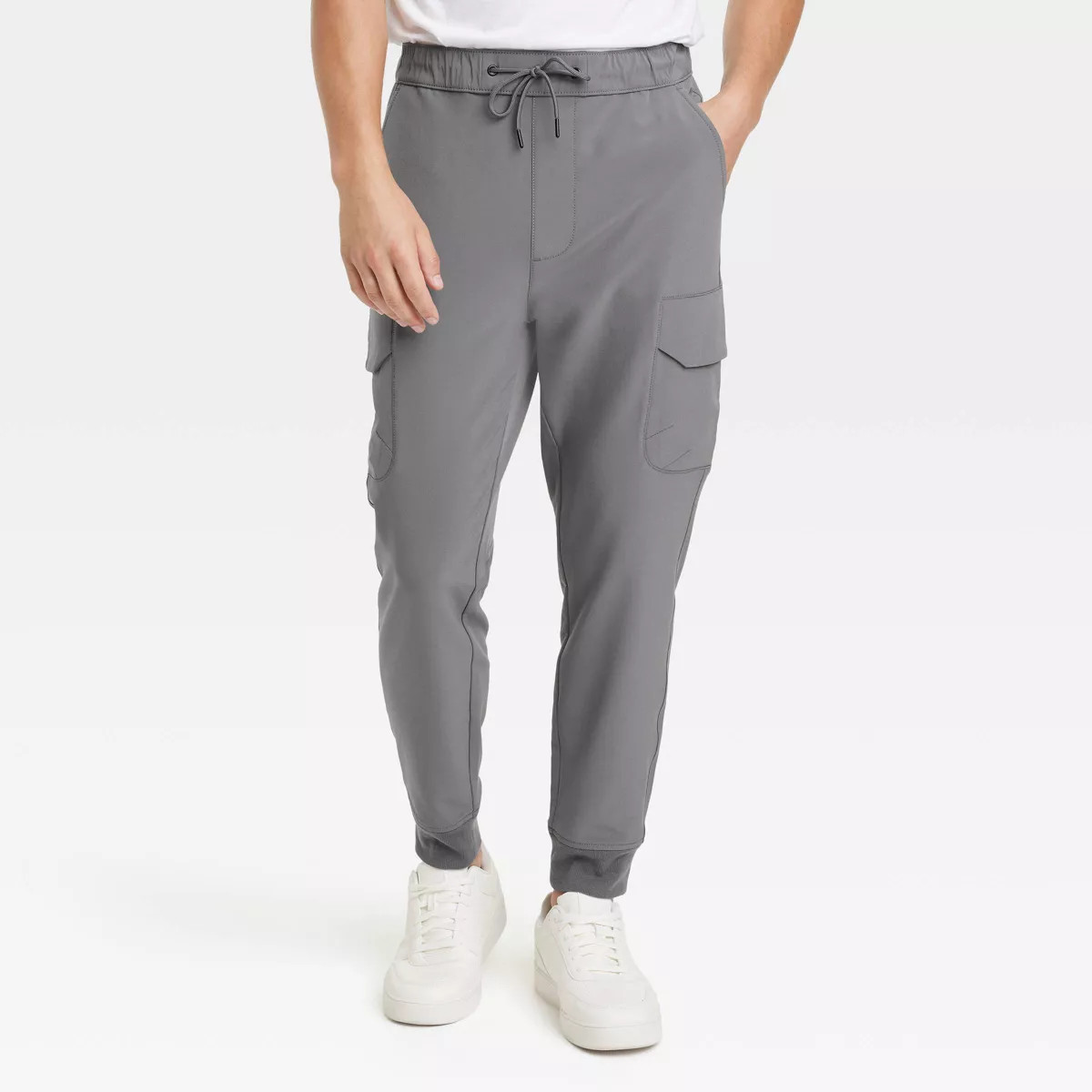Men's Woven Tech Tapered Cargo Jogger Pants - Goodfellow & Co™ | Target