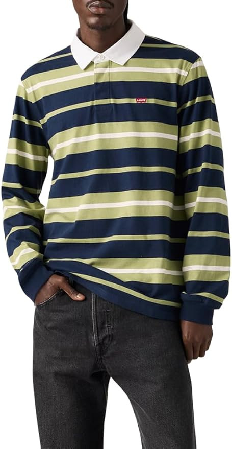 Levi's Men's Classic Long Sleeve Rugby Shirt | Amazon (US)
