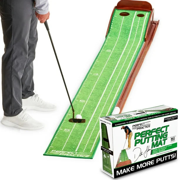 Perfect Practice Putting Mat Standard Edition, 9.6', Crystal Velvet Trueroll Technology | Walmart (US)