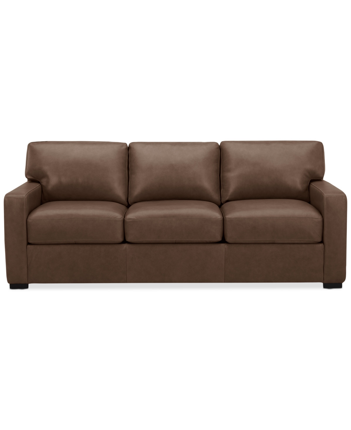Radley 86" Leather Sofa, Created for Macy's - Coconut Milk | Macy's