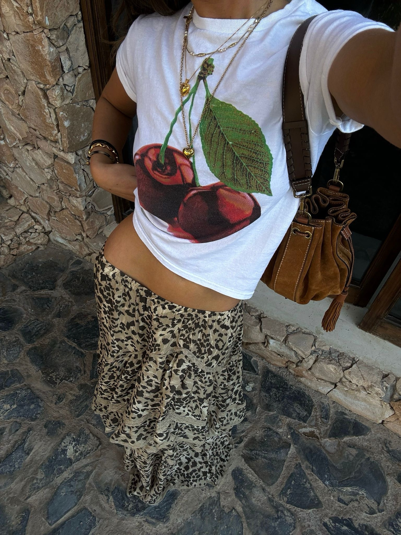 Anthropologie, Bash, Urban outfitters, Asos, H&m, New fully dressed, summer outfit, summer fashion, spring outfit, graphic tee, baby tee, leopard print skirt, maxi skirt, bucket bag, suede bag, holiday outfit, outfit ideas, style inspiration 

#LTKstyletip #LTKeurope #LTKSeasonal