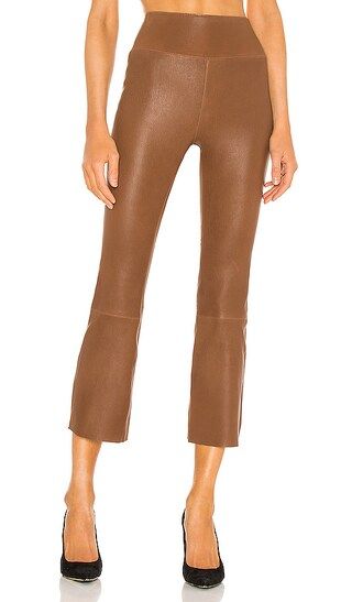 Crop Flare Legging in Cocoa | Revolve Clothing (Global)