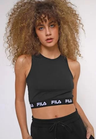 Top Fila Tape Basic Preto | Dafiti (BR)
