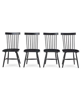 Bensen Dining Chair, 4-Pc. Set (Set of 4 Chairs), Created for Macy's | Macys (US)