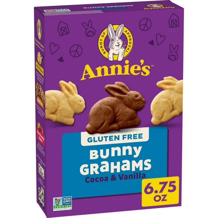 Annie's Gluten Free Cocoa and Vanilla Bunny Cookies, 6.75 oz - Walmart.com | Walmart (US)
