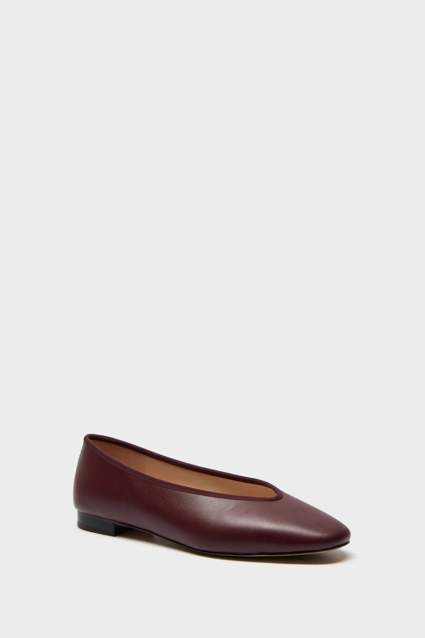 Oxblood Leather Nina Flats | Tuckernuck (US)