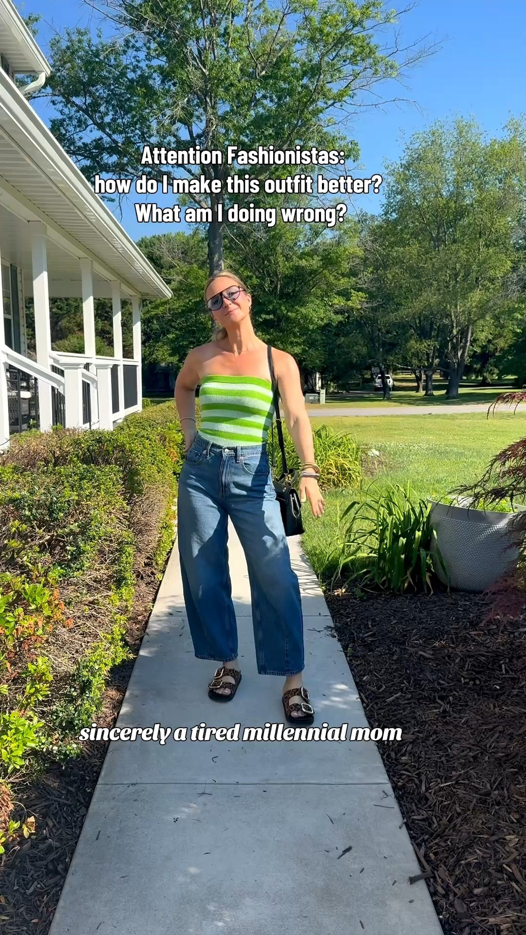 Obsessed with this new green tank from Anthropologie!  Wearing a S/M 
Comes in 5 colors 

Summer outfit, target, denim, tube top

#LTKOver40 #LTKootd