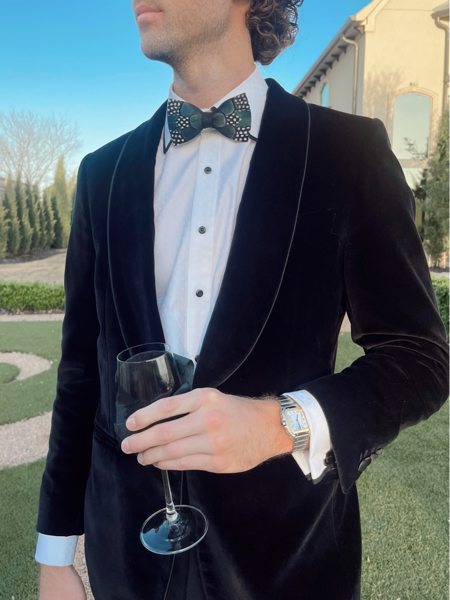 Feather bow tie. Men’s feather bow tie. Bow tie. Black tie. Black tie wedding. Wedding guest. Suit and tie. Tie. Menswear. Velvet tux. Grooms tux. Groom. 

#LTKunder100 #LTKmens #LTKwedding